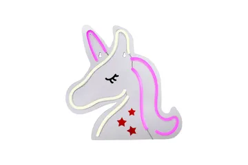 Neon Unicorn Just Light Koristeellinen Lamppu - Valaistus - Sisävalaistus & lamput - Tunnelmavalaistus - Koristevalaistus eläimet & hahmot