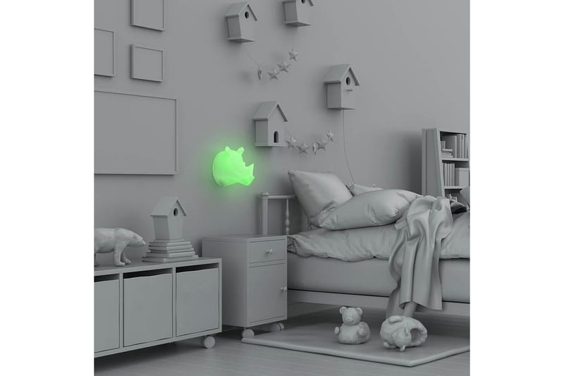 Seinään kiinnitettävä yövalo Mobility On Board Sarvikuonon monivärinen - Monivärinen - Valaistus - Sisävalaistus & lamput - Tunnelmavalaistus - Koristevalaistus eläimet & hahmot