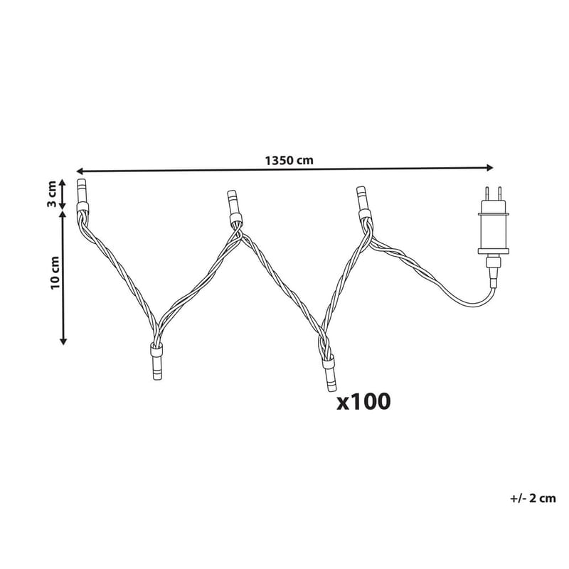Valonauha Igaliku - 13.5 m - Valaistus - Sisävalaistus & lamput - Tunnelmavalaistus - Valosarja - Valosarja pallot