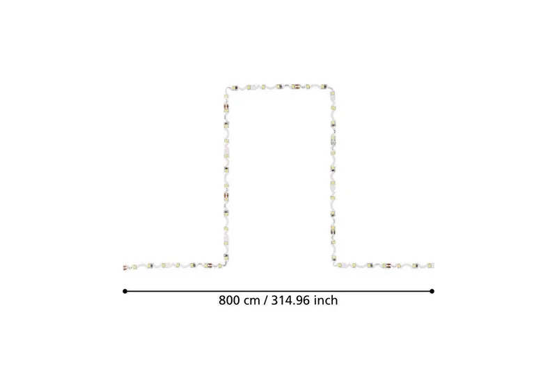 Valonauha Eglo Joustava 4000K 8 m - 8 m - Valaistus - Sisävalaistus & lamput - Tunnelmavalaistus