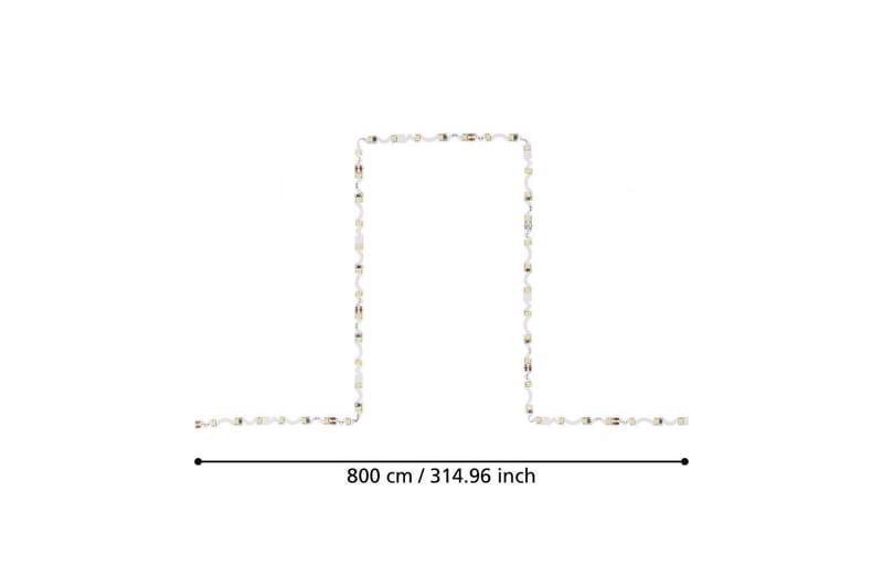 Valonauha Eglo Joustava 4000K 8 m - 8 m - Valaistus - Sisävalaistus & lamput - Tunnelmavalaistus