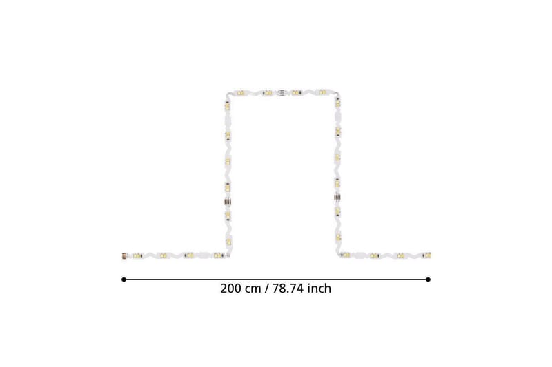 Valonauha Eglo Joustava CCT 2 m - 2 m - Valaistus - Sisävalaistus & lamput - Tunnelmavalaistus