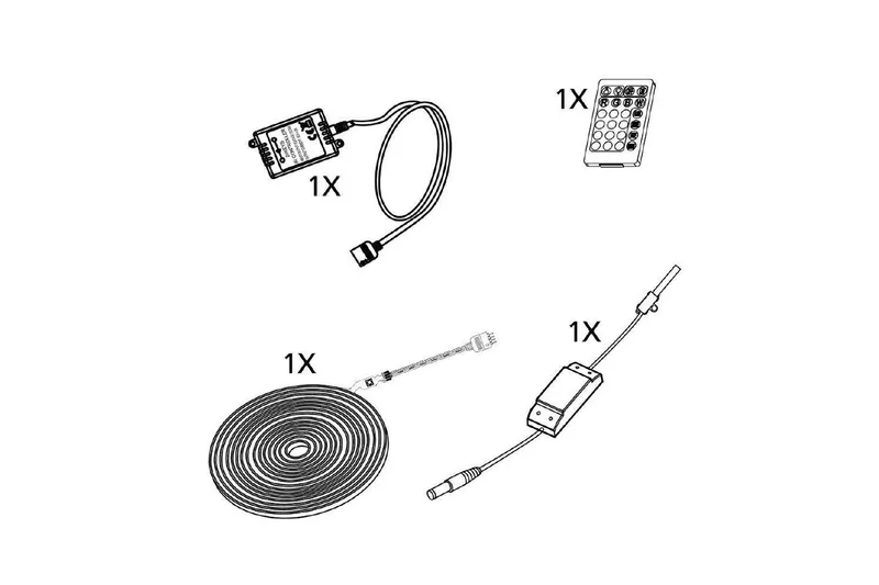 Valonauha Eglo Joustava RGB 3000K 5 m - 5 m - Valaistus - Sisävalaistus & lamput - Tunnelmavalaistus