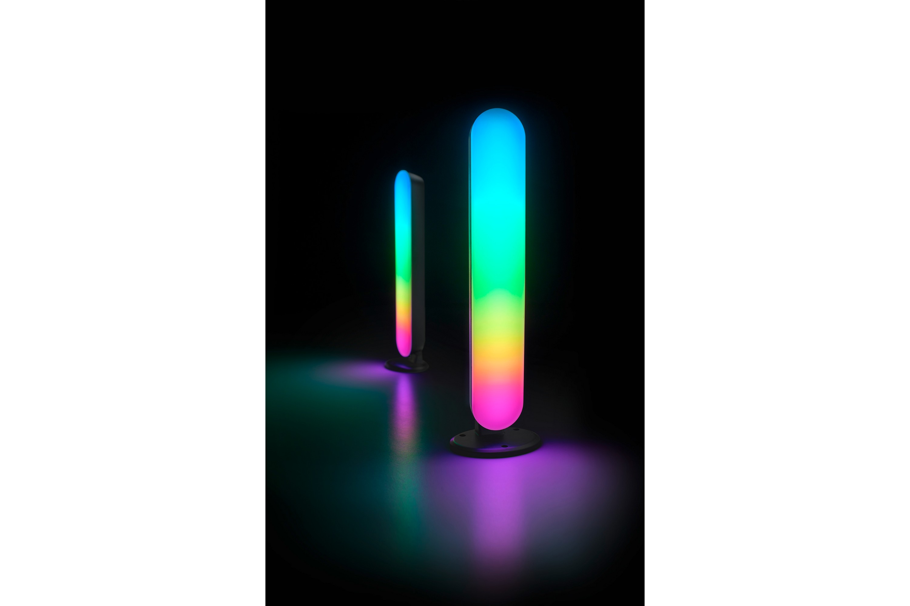 LED-Pöytävalaisin Game 2 kpl RGB Musta - TRIO