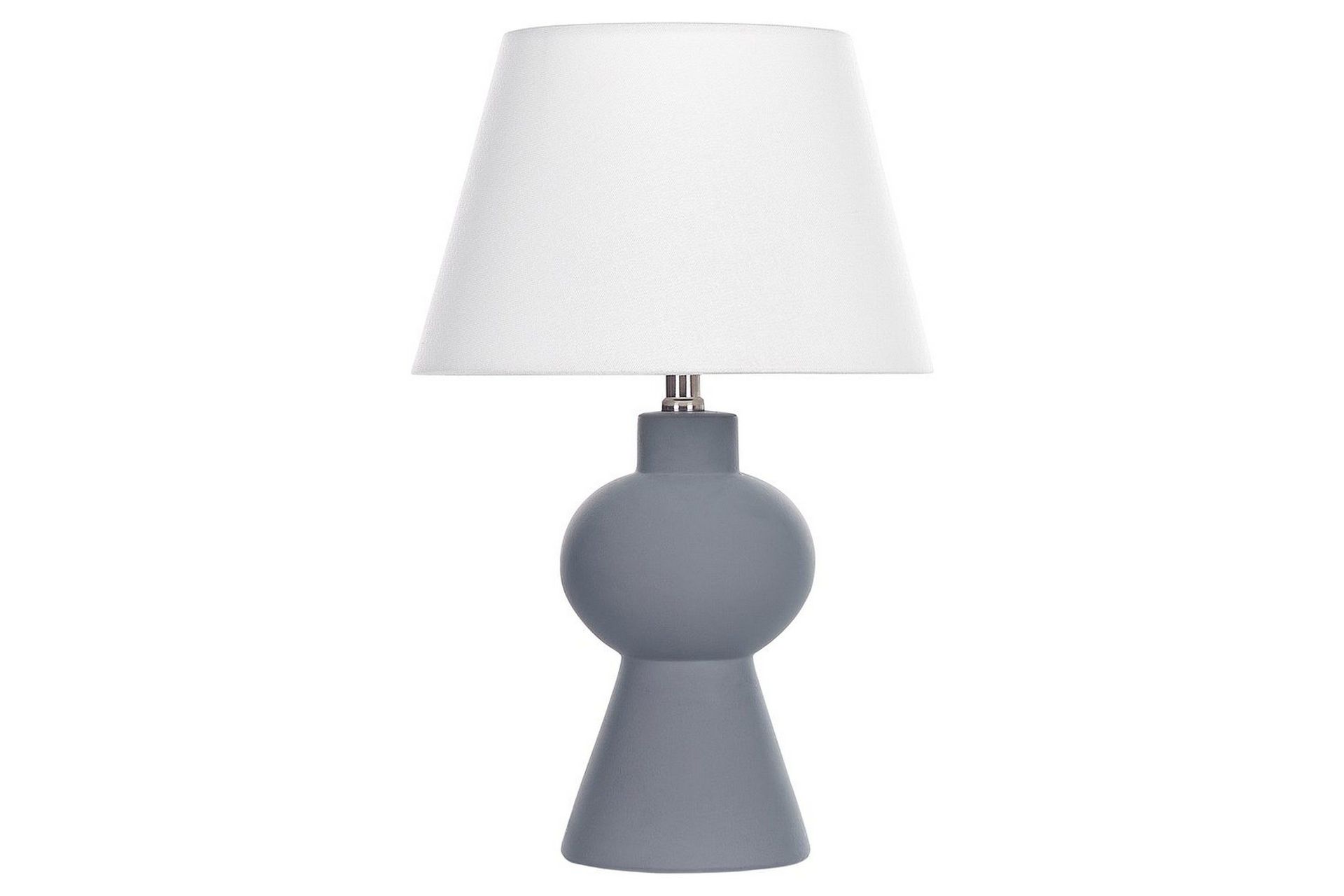 Lemiros Pöytävalaisin 48 cm E27 - Harmaa/Valkoinen