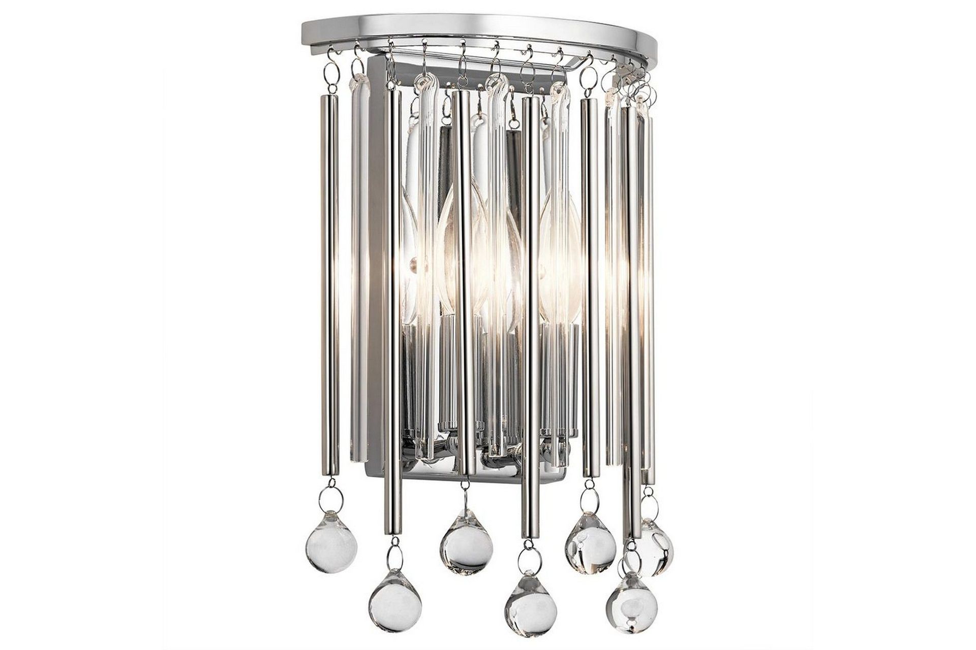 Seinävalaisin Kichler Piper Kiillotettu kromi - Kiillotettu kromi