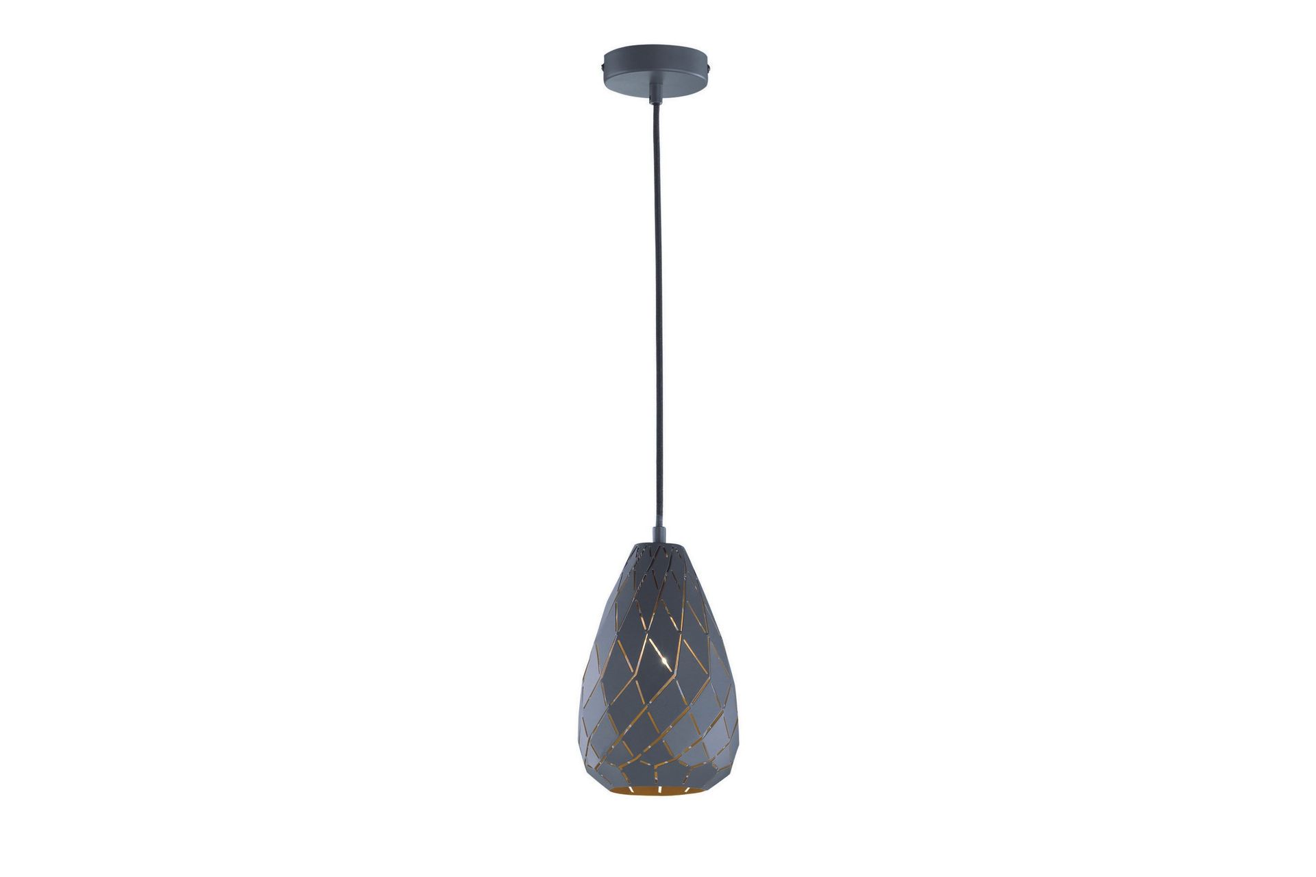Riippuvalaisin Onyx Ø15 cm Antrasiitti/Kulta - TRIO