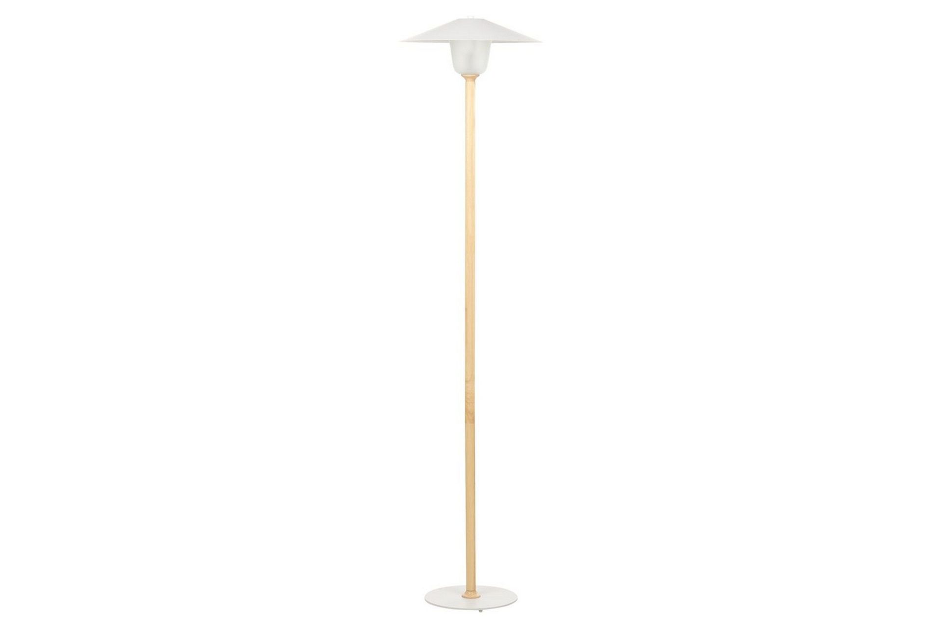 Imbros Lattiavalaisin 153 cm - Vaalea puu/Valkoinen