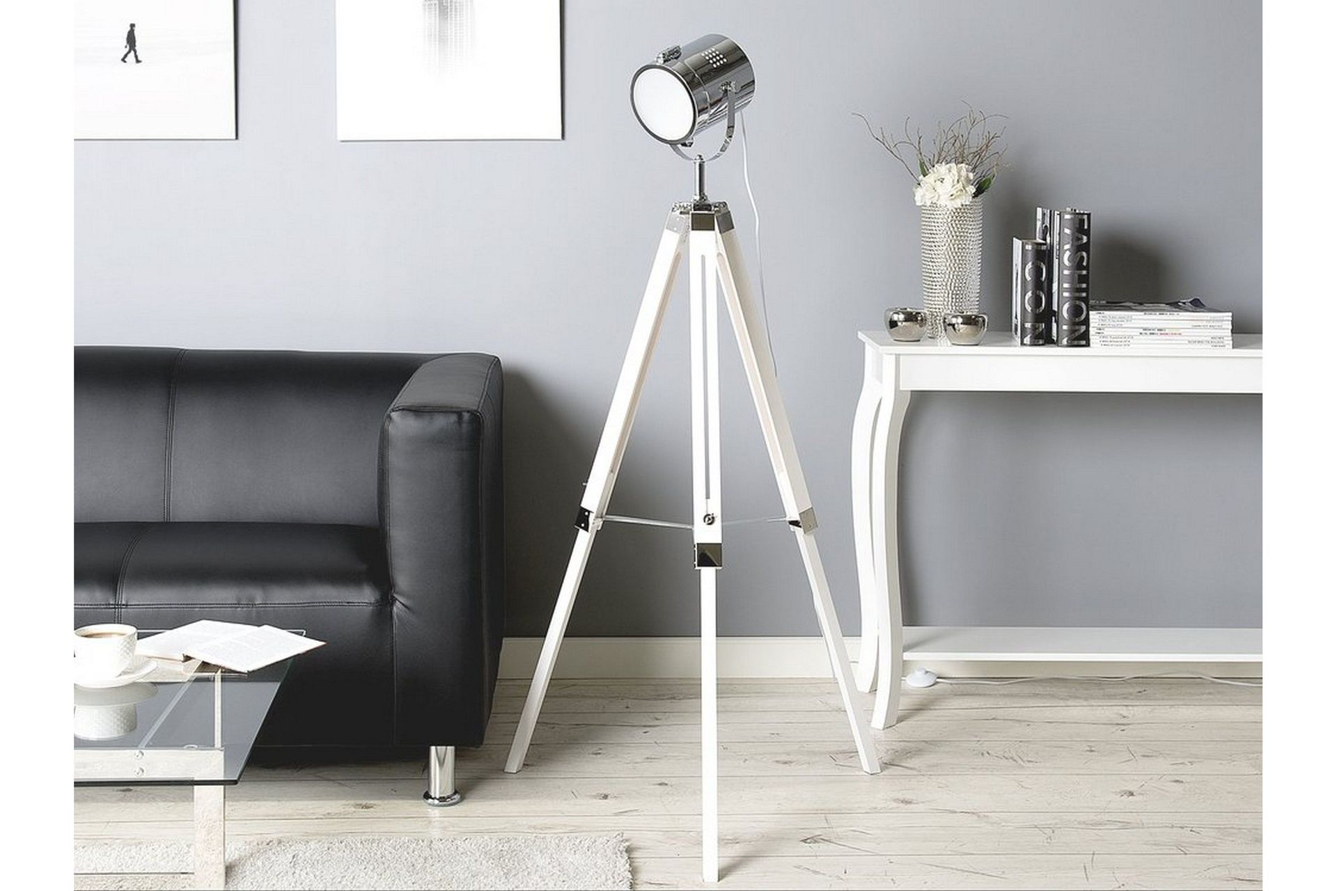 Lattiavalaisin Alzette 143 cm - Valkoinen
