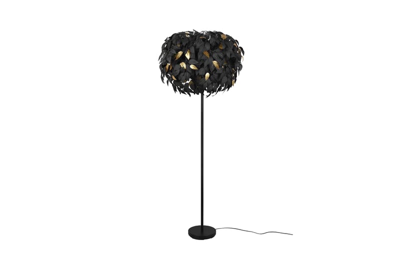 Trio Lighting Lattiavalaisin Leavy 3xE14 Mattamusta TRIO - Valaistus ...