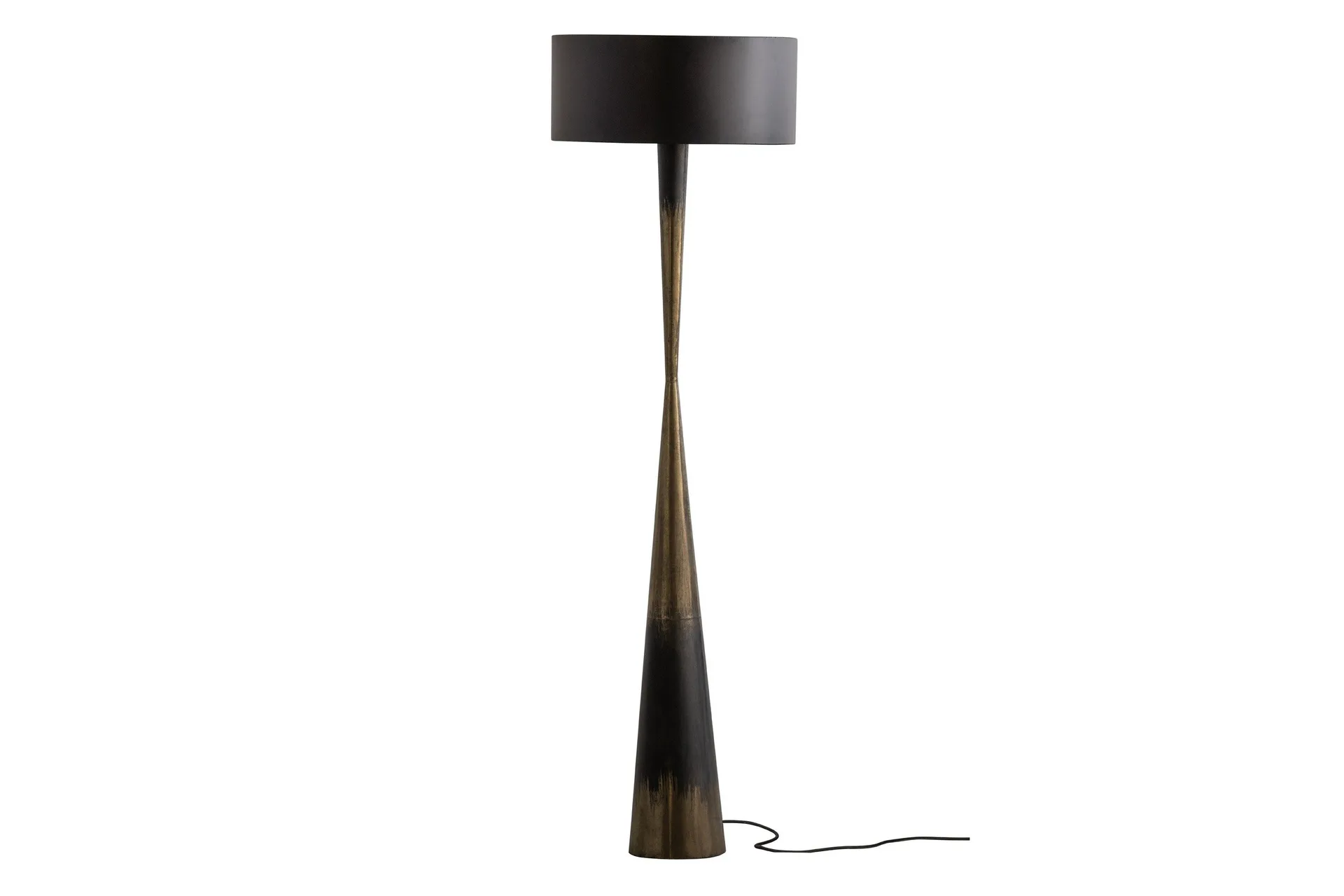 Lattiavalaisin Rosenau - Musta/Messinki