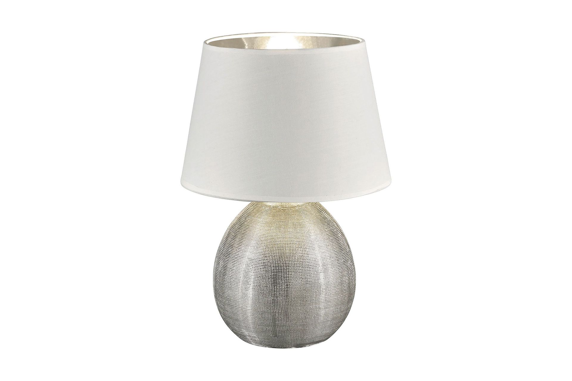 Pöytävalaisin Luxor Ø24 cm Hopea - TRIO