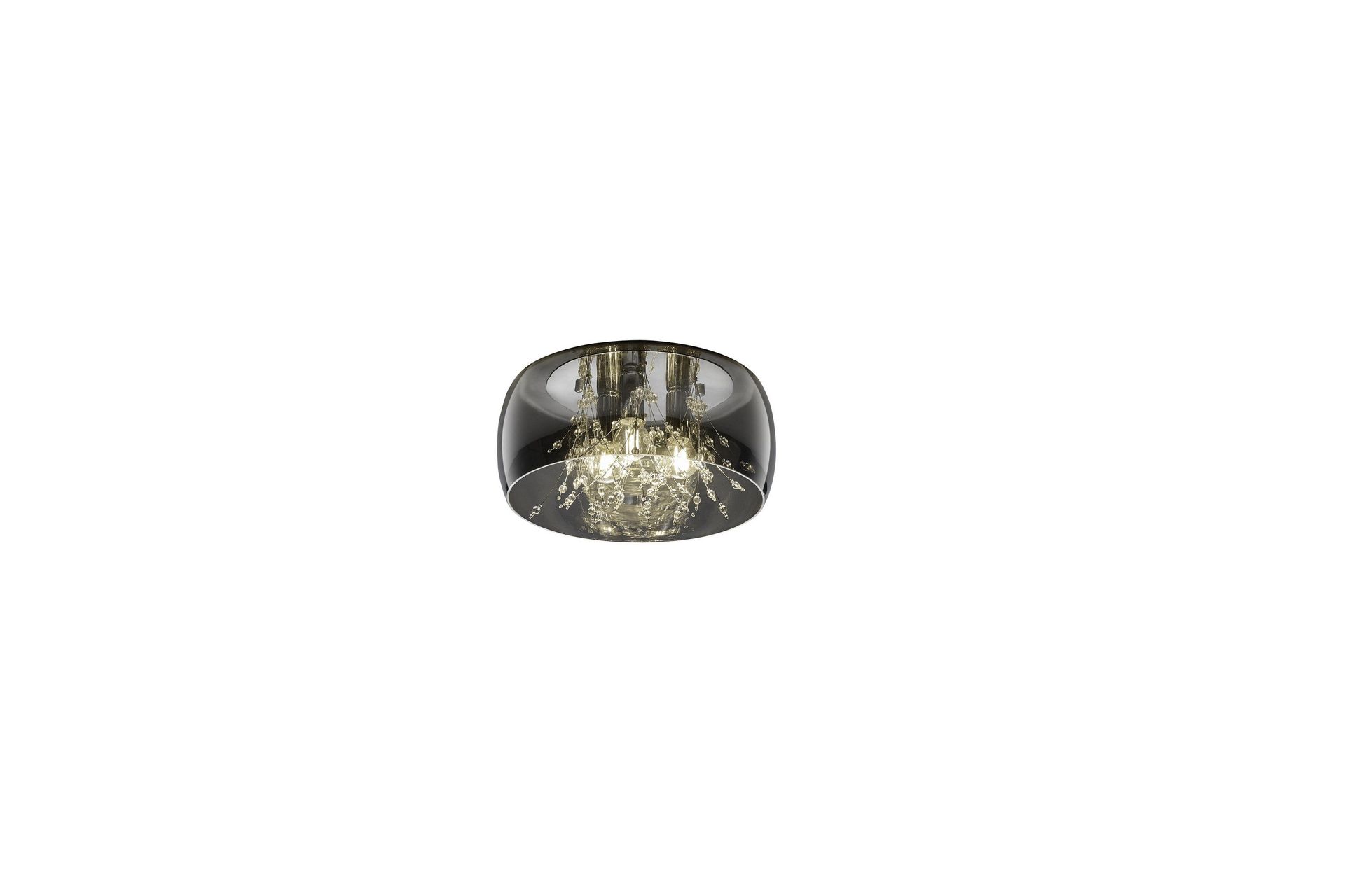 Kattovalaisin Crystel 35 cm 3xE14 Kromi/Savulasi - TRIO