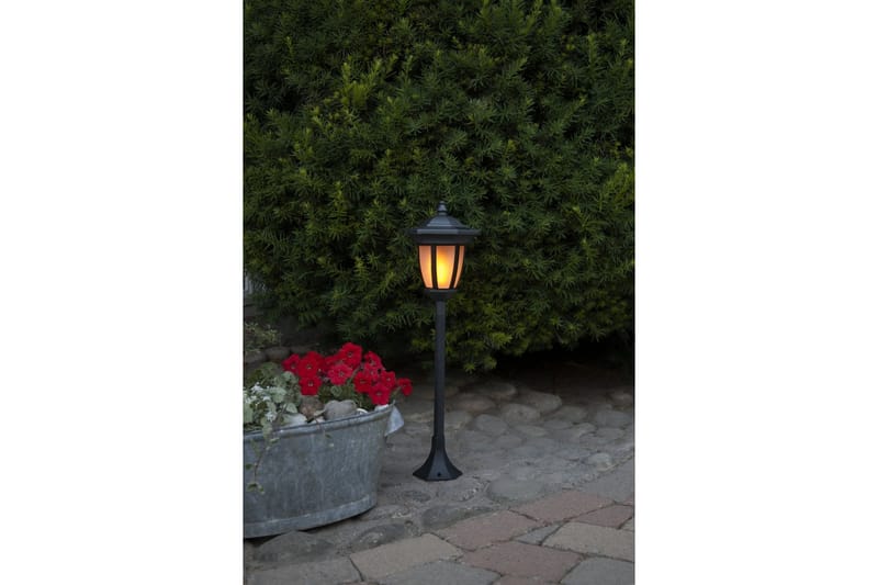 Aurinkokenno Flame 4-in-1 Musta - Valaistus - Ulkovalaistus - Aurinkokennovalaistus