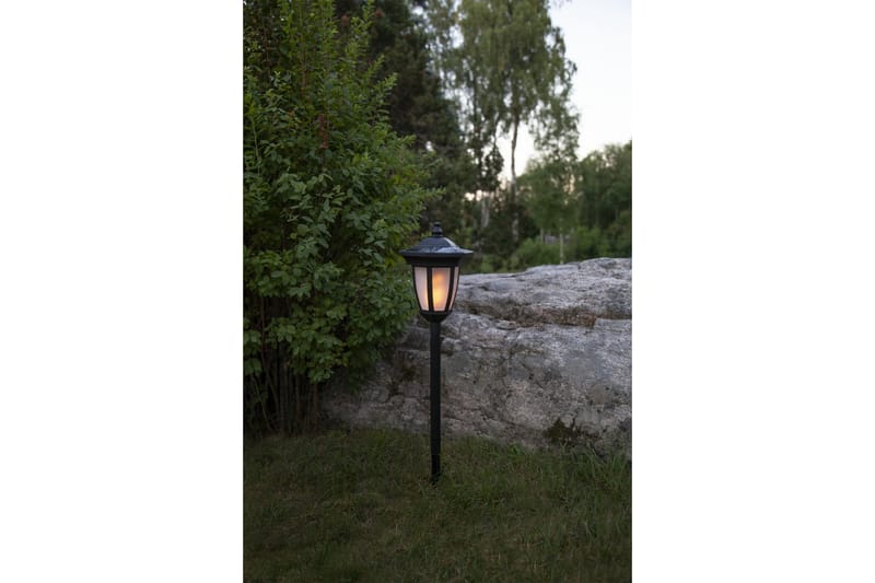 Aurinkokenno Flame 4-in-1 Musta - Valaistus - Ulkovalaistus - Aurinkokennovalaistus