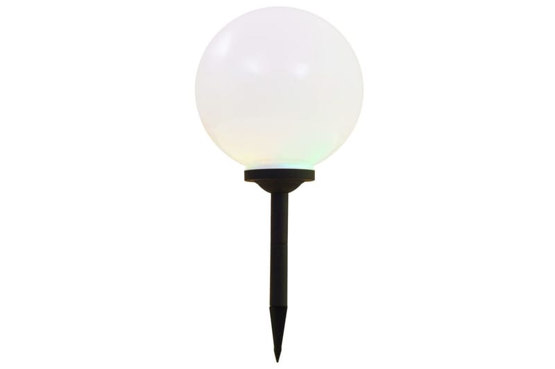 LED-aurinkokennovalaisin 2kpl väriä vaihtava pyöreä 30cm RGB - Valkoinen - Valaistus - Ulkovalaistus - Aurinkokennovalaistus