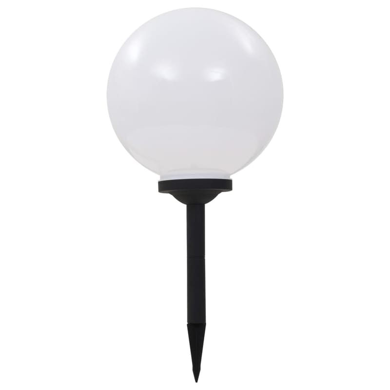 LED-aurinkokennovalaisin 2kpl väriä vaihtava pyöreä 30cm RGB - Valkoinen - Valaistus - Ulkovalaistus - Aurinkokennovalaistus