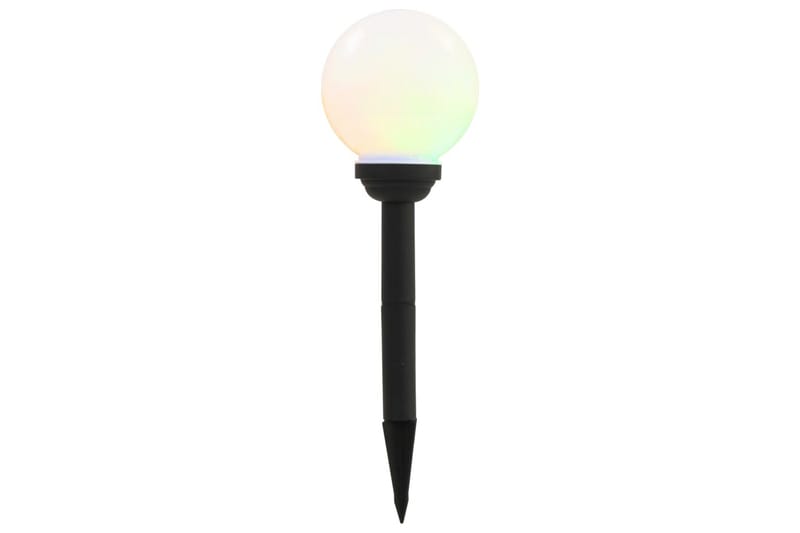 LED-aurinkokennovalaisin 4kpl väriä vaihtava pyöreä 15cm RGB - Valkoinen - Valaistus - Ulkovalaistus - Aurinkokennovalaistus
