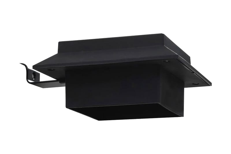 Ulkoaurinkokennovalaisin 12 kpl LED neliö 12 cm musta - Musta - Valaistus - Ulkovalaistus - Aurinkokennovalaistus