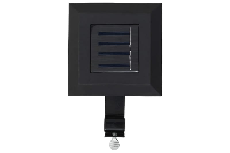 Ulkoaurinkokennovalaisin 12 kpl LED neliö 12 cm musta - Musta - Valaistus - Ulkovalaistus - Aurinkokennovalaistus
