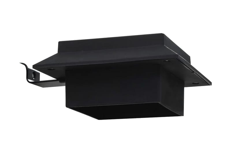 Ulkoaurinkokennovalaisin 6 kpl LED neliö 12cm musta - Musta - Valaistus - Ulkovalaistus - Aurinkokennovalaistus