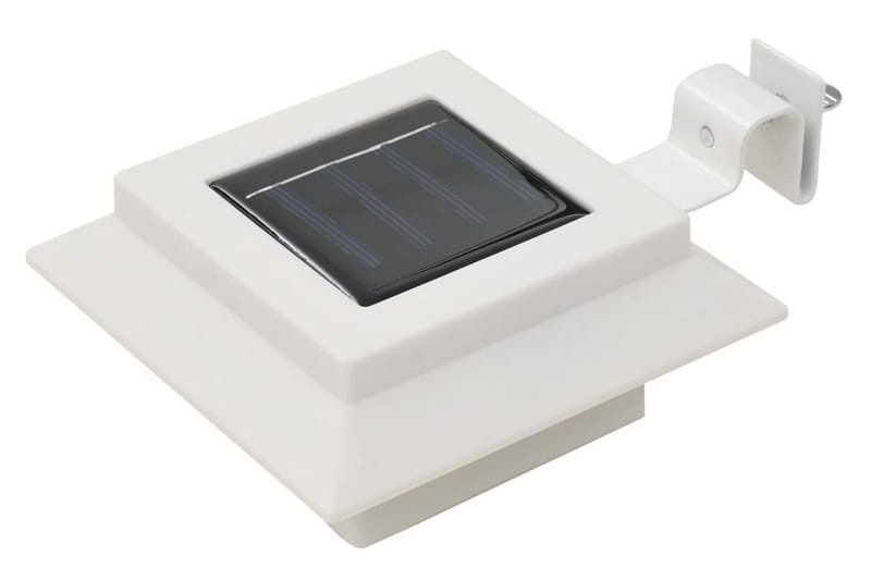 Ulkoaurinkokennovalaisin 6 kpl LED neliö 12cm valkoinen - Valkoinen - Valaistus - Ulkovalaistus - Aurinkokennovalaistus
