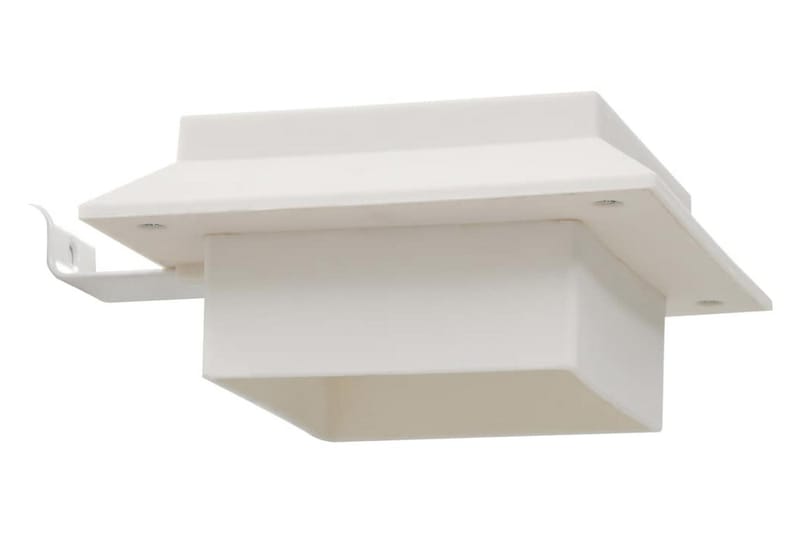 Ulkoaurinkokennovalaisin 6 kpl LED neliö 12cm valkoinen - Valkoinen - Valaistus - Ulkovalaistus - Aurinkokennovalaistus