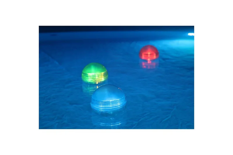 Aurinkokennovalaistus Planet Pool Pallo Kelluva RGB 3 kpl, undefined