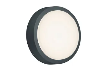 LED-seinävalaisin Breg Ø20 cm Antrasiitti - TRIO - Valaistus - Ulkovalaistus - Julkisivuvalaistus