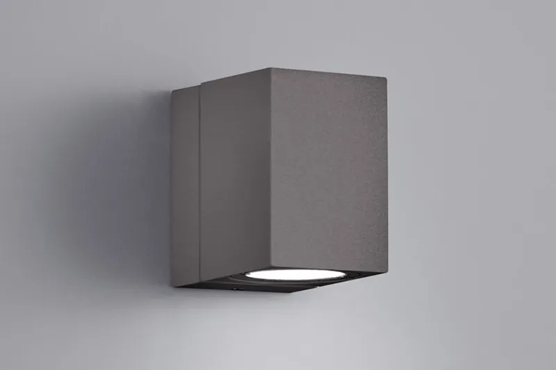 LED-Seinävalaisin Tiber 3W Musta, TRIO