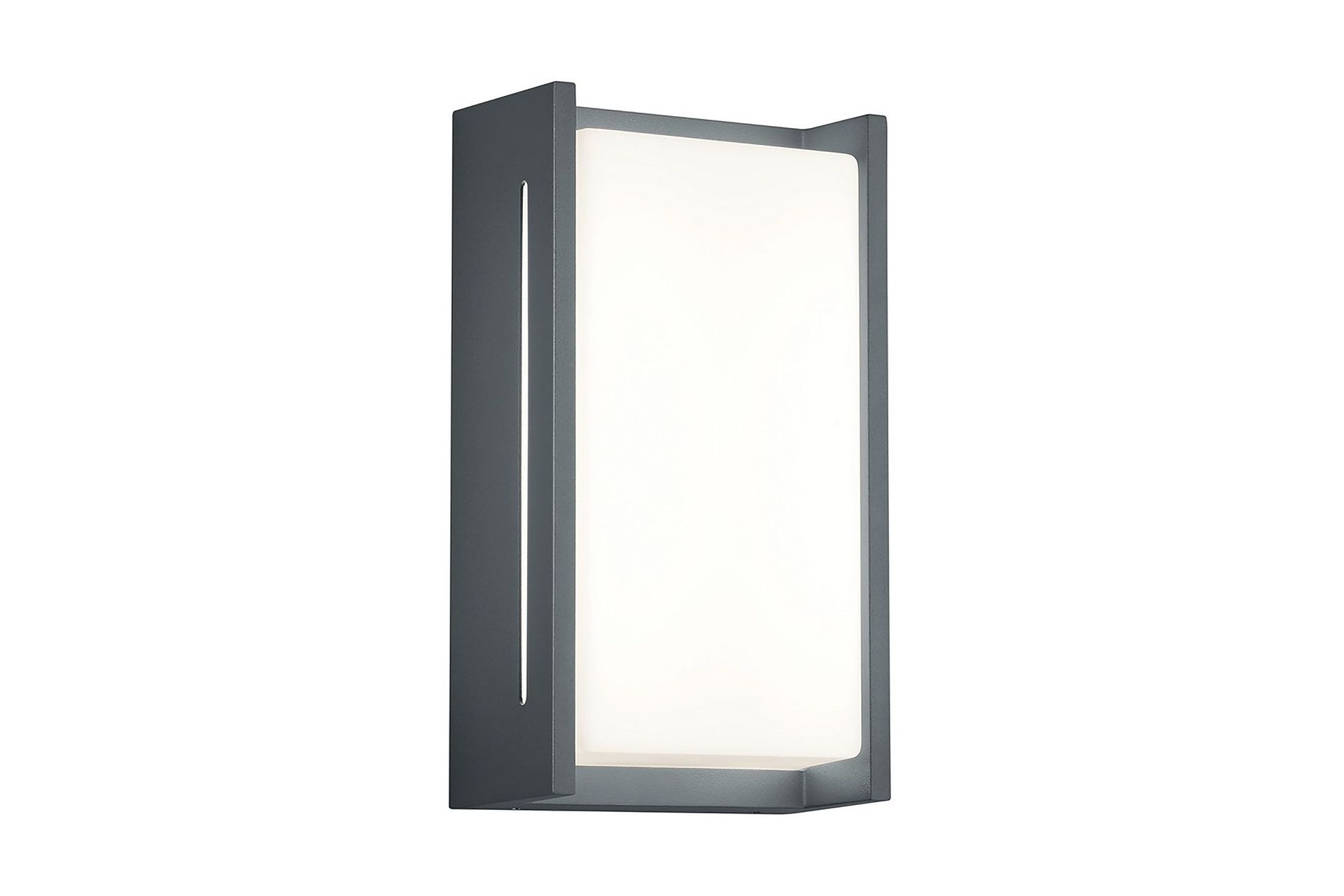 LED-Seinävalaisin Indus Antrasiitti - TRIO