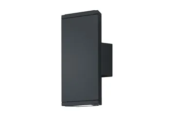 Seinävalaisin Colorado LED 2x3W Musta - TRIO - Valaistus - Ulkovalaistus - Julkisivuvalaistus