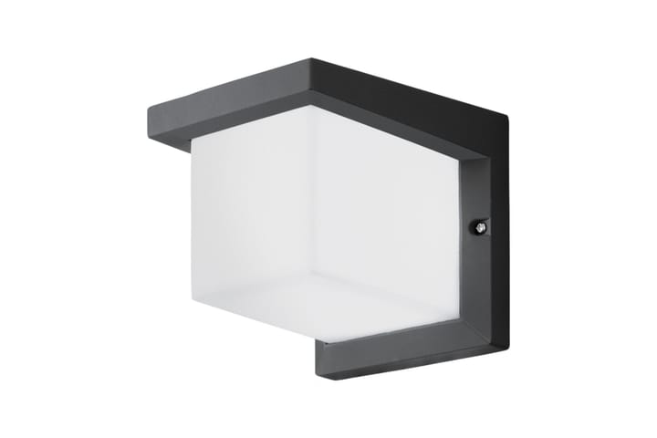 Seinävalaisin Desella 16 cm LED Musta/Valkoinen - Eglo - Sisäänkäynnin valaistus - LED-valaistus ulkokäyttöön - Julkisivuvalaistus - Ulkovalaistus
