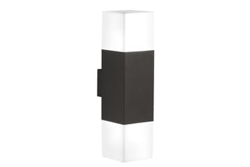 Seinävalaisin Hudson Sis. 2x4W LED Musta - TRIO - Valaistus - Ulkovalaistus - Julkisivuvalaistus