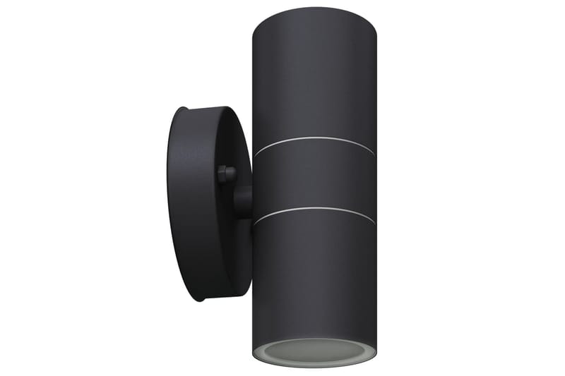 LED-seinävalaisimet ulkotiloihin 2kpl Ruost. teräs Ylös/alas - Musta - Valaistus - Ulkovalaistus - LED-valaistus ulkokäyttöön