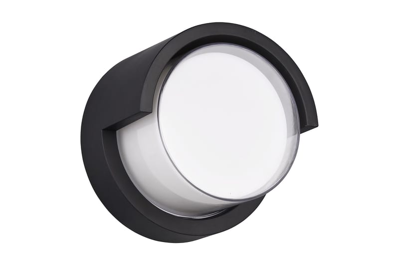 LED-Seinävalaisin Puno Pyöreä Mattamusta, Trio