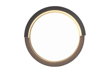 LED-Seinävalaisin Puno Pyöreä Mattamusta - Trio - Valaistus - Ulkovalaistus - LED-valaistus ulkokäyttöön