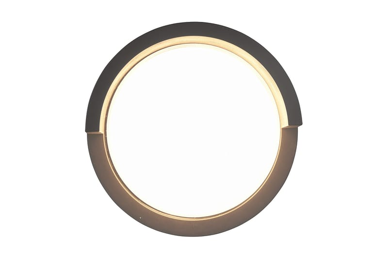 LED-Seinävalaisin Puno Pyöreä Mattamusta - Trio - Valaistus - Ulkovalaistus - LED-valaistus ulkokäyttöön