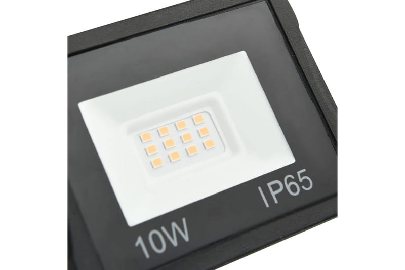 LED-valonheitin 10 W lämmin valkoinen - Musta - Valaistus - Ulkovalaistus - Julkisivuvalaistus