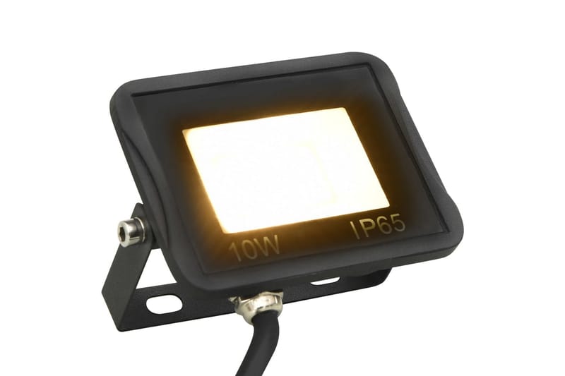 LED-valonheitin 10 W lämmin valkoinen - Musta - Valaistus - Ulkovalaistus - Julkisivuvalaistus