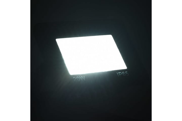 LED-valonheitin 20 W kylmä valkoinen - Musta - Julkisivuvalaistus - Ulkovalaistus - Kohdevalot & valonheittimet