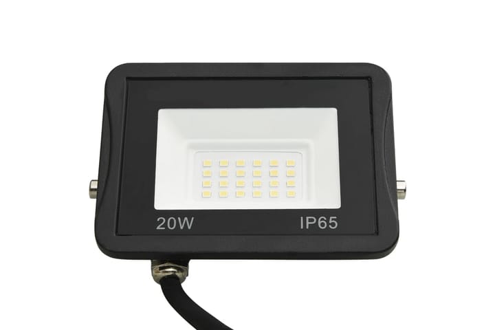 LED-valonheitin 20 W kylmä valkoinen - Musta - Julkisivuvalaistus - Ulkovalaistus - Kohdevalot & valonheittimet