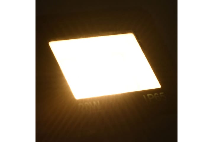 LED-valonheitin 20 W lämmin valkoinen - Musta - Julkisivuvalaistus - Ulkovalaistus - Kohdevalot & valonheittimet