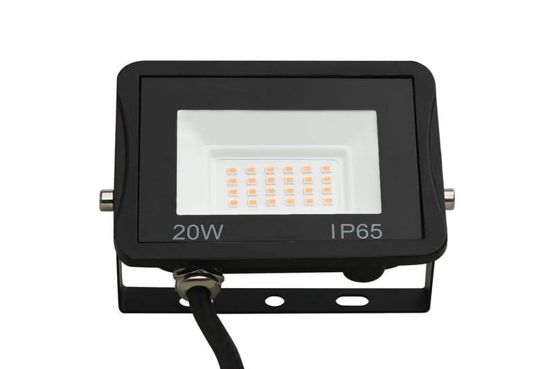 LED-valonheitin 20 W lämmin valkoinen - Musta - Valaistus - Ulkovalaistus - Julkisivuvalaistus