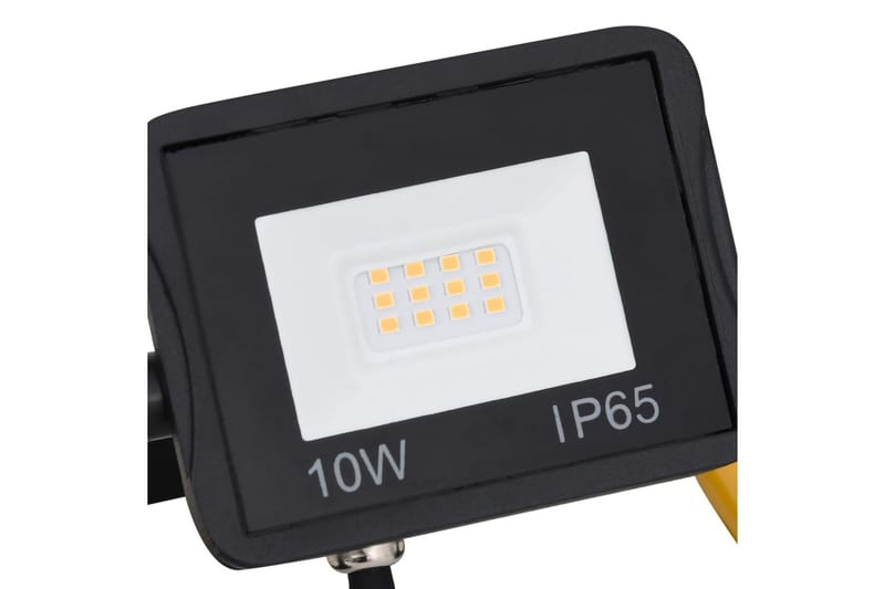 LED-valonheitin kahvalla 10 W - Musta - Valaistus - Ulkovalaistus - Julkisivuvalaistus