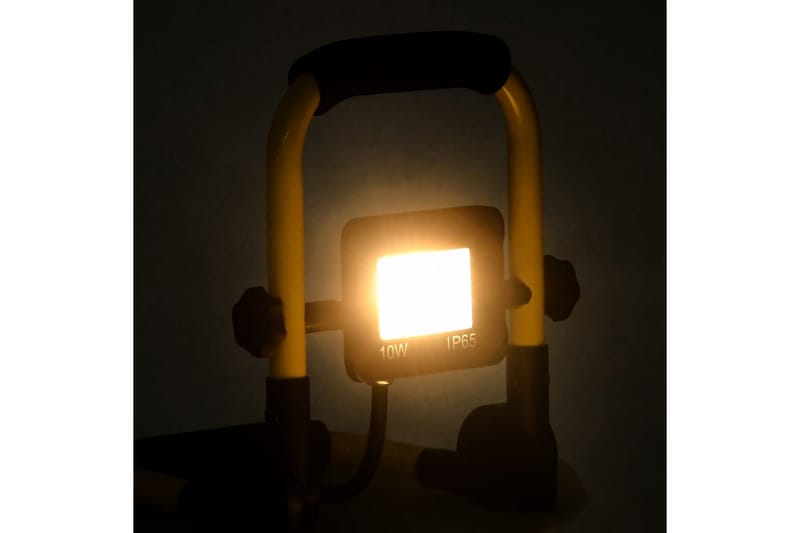 LED-valonheitin kahvalla 10 W - Musta - Valaistus - Ulkovalaistus - Julkisivuvalaistus