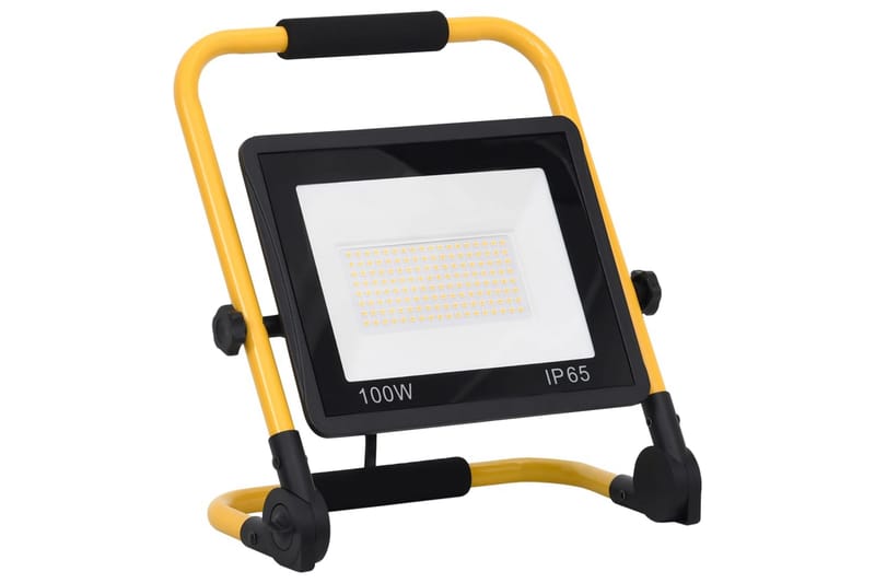 LED-valonheitin kahvalla 100 W kylmä valkoinen - Musta - Valaistus - Ulkovalaistus - Julkisivuvalaistus