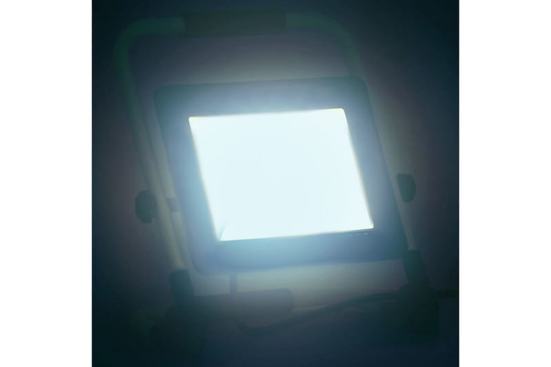 LED-valonheitin kahvalla 100 W kylmä valkoinen - Musta - Valaistus - Ulkovalaistus - Julkisivuvalaistus