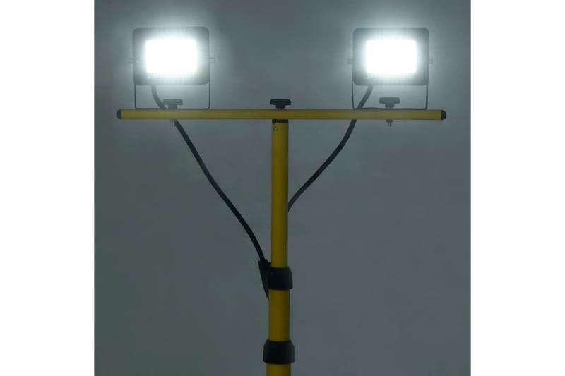 LED-valonheitin kolmijalalla 2x30 W kylmä valkoinen - Musta - Valaistus - Ulkovalaistus - Julkisivuvalaistus
