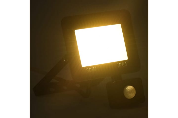 LED-valonheitin sensorilla 30 W lämmin valkoinen - Musta - Julkisivuvalaistus - Ulkovalaistus - Kohdevalot & valonheittimet